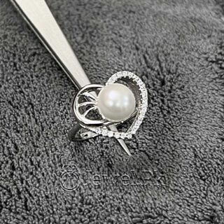 Real Pearl Ring 925 Silver Ring - Pearl Stone