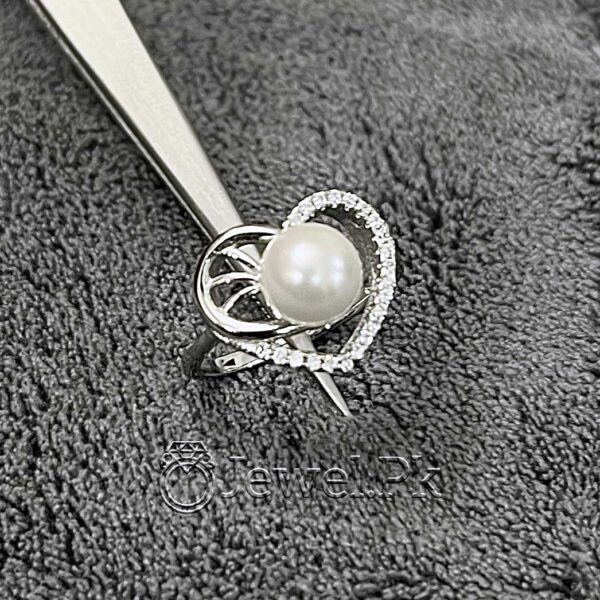 Real Pearl Ring 925 Silver Ring - Pearl Stone