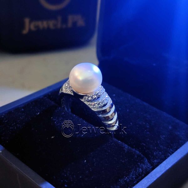 Real Pearl Ring 925 Silver Ring - Pearl Stone