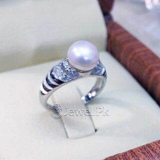 Real Pearl Ring 925 Silver Ring - Pearl Stone