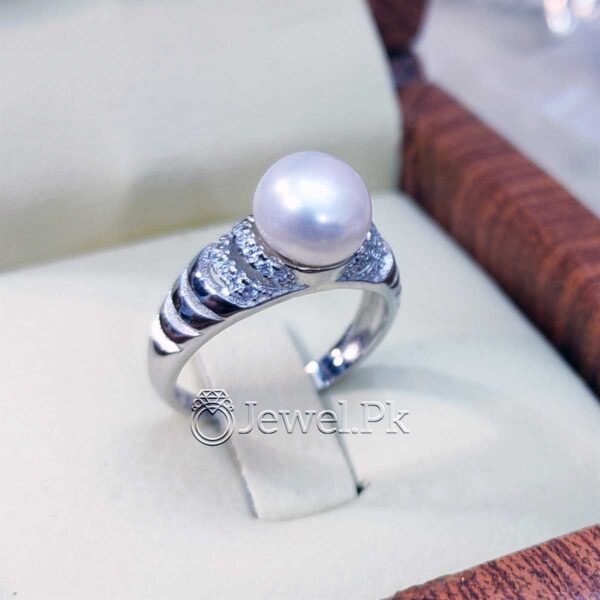 Real Pearl Ring 925 Silver Ring - Pearl Stone