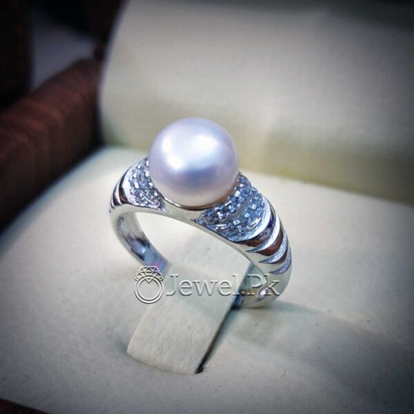 Real Pearl Ring 925 Silver Ring - Pearl Stone