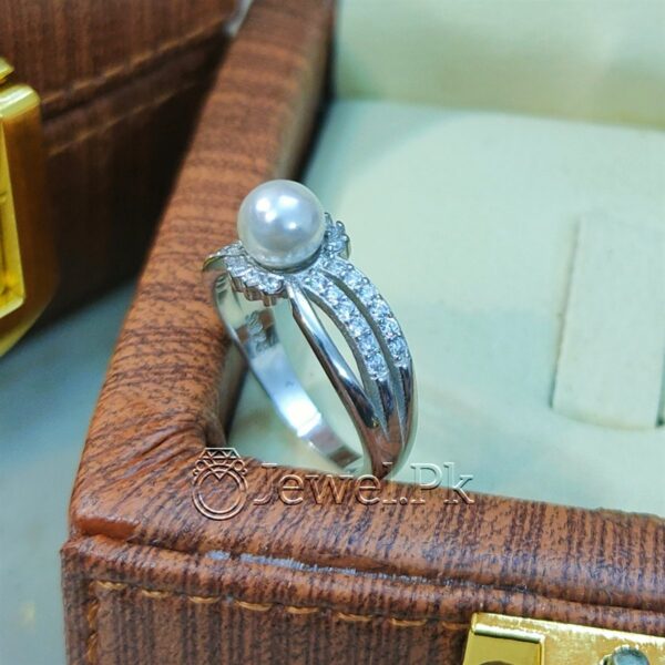Real Pearl Ring 925 Silver Ring - Pearl Stone