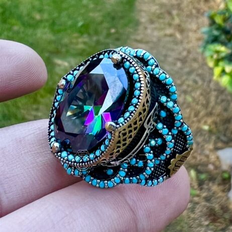 Turkish 925 Silver Ring - Men Turkish Ring - Gents Turkish Rings