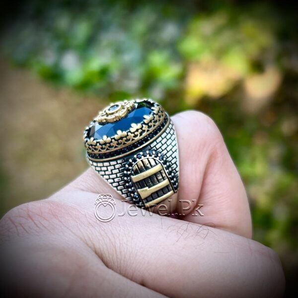 Turkish 925 Silver Ring - Men Turkish Ring - Gents Turkish Rings
