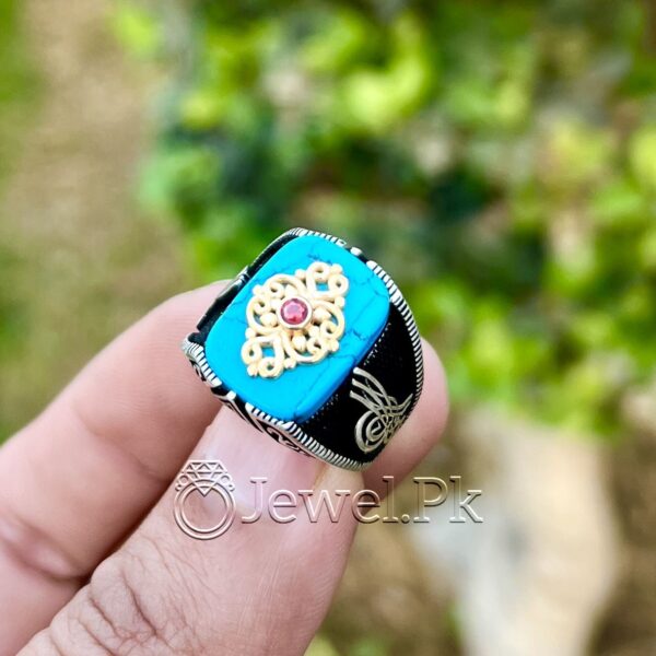 Turkish 925 Silver Ring - Men Turkish Ring - Gents Turkish Rings