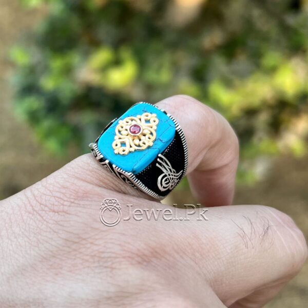 Turkish 925 Silver Ring - Men Turkish Ring - Gents Turkish Rings
