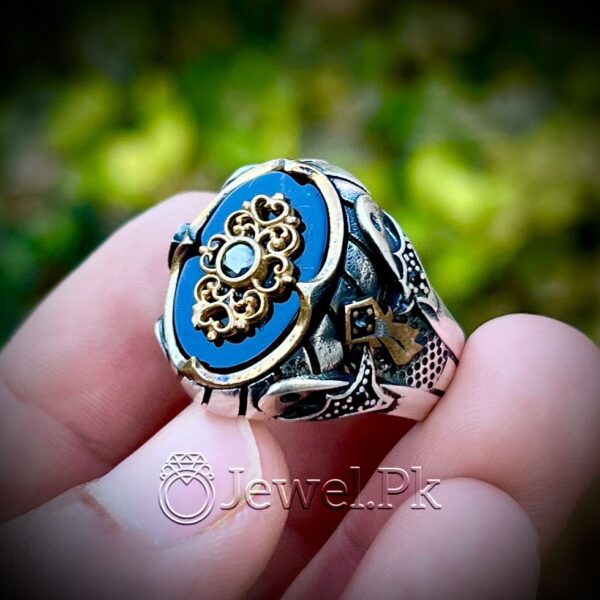 Turkish 925 Silver Ring - Men Turkish Ring - Gents Turkish Rings