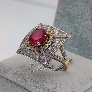 Luxury VIP Italian Silver Rings - 925 Chandi Silver Rings for women - Ladies italian rings
