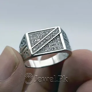 Elegant rings for men, Italian Silver 925 Ring for boys