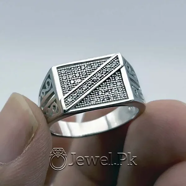 Elegant rings for men, Italian Silver 925 Ring for boys