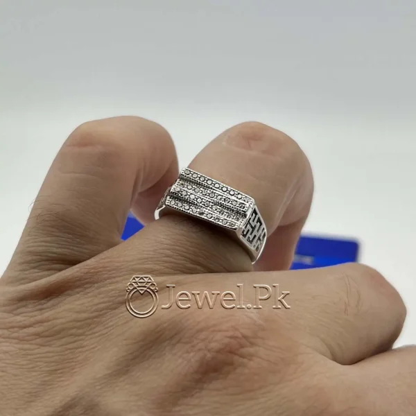 Elegant rings for men, Italian Silver 925 Ring for boys