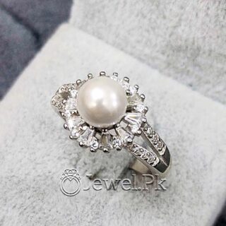 Real Pearl Ring - 925 Silver Ring