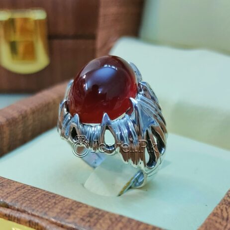 Natural Yemen Agate Ring