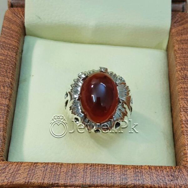 Natural Yemen Agate Ring