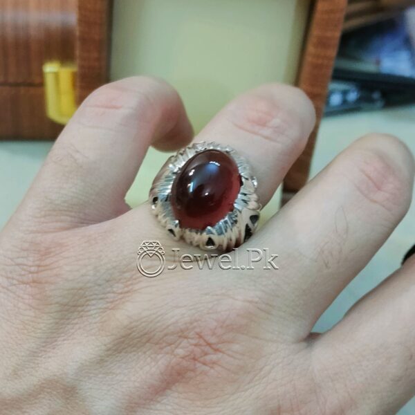 Natural Yemen Agate Ring