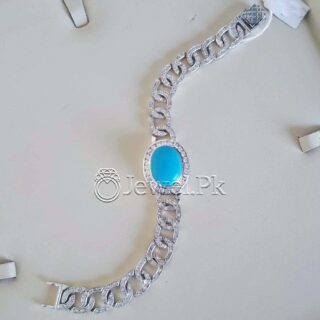 Italian Bracelet for Women - Italian Bracelet for Men - Feroza Bracelet - Turquoise Bracelet