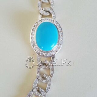 Italian Bracelet for Women - Italian Bracelet for Men - Feroza Bracelet - Turquoise Bracelet