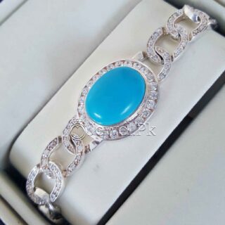 Italian Bracelet for Women - Italian Bracelet for Men - Feroza Bracelet - Turquoise Bracelet