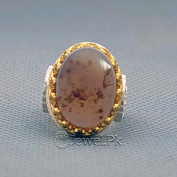 Natural Agate Ring - 925 Silver - Chaandi Ring