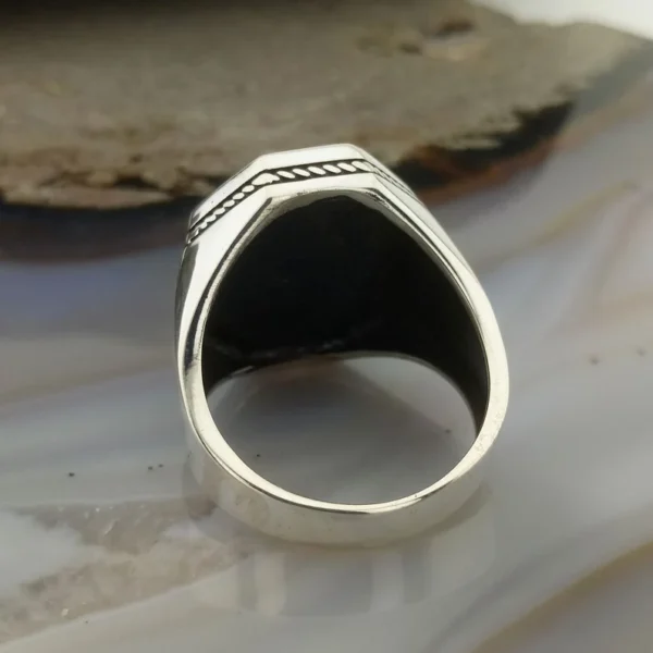 Yellow Agate - Zard Aqeeq Ring
