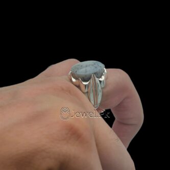 Dendritic Agate - Shajri Aqeeq - Agate Ring