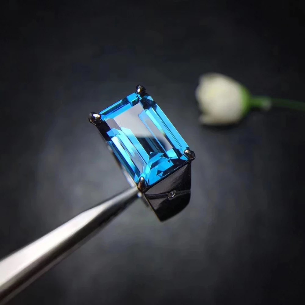 Natural Swiss Blue Topaz Ring buy online in Pakistan