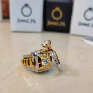 Moissanite Diamond Stone Ring