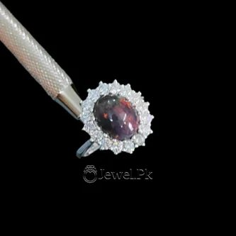 Black Opal - Fire Opal + Opal Ring + Big Opal Stone - Original Fire Opal