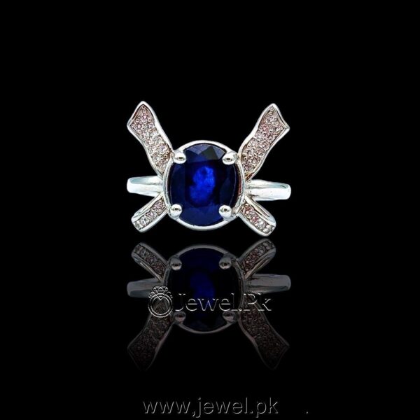 blue sapphire luxury ring women