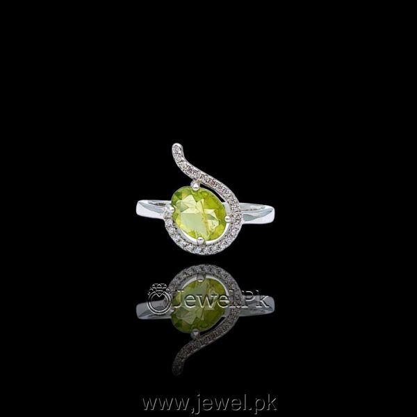 Peridot Ring 925 Silver