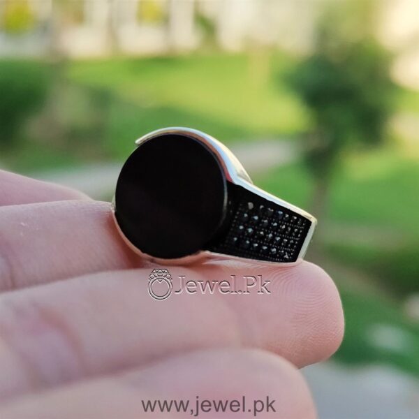 Turkish Ring Black Onyx Ring Black Turkish Ring - Black Aqeeq Turkish Ring.