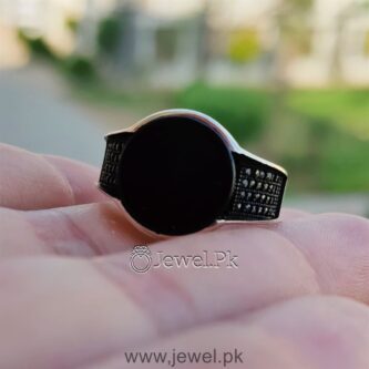 Turkish Ring Black Onyx Ring Black Turkish Ring - Black Aqeeq Turkish Ring.