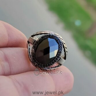Turkish Ring Black Onyx Ring Black Turkish Ring - Black Aqeeq Turkish Ring.
