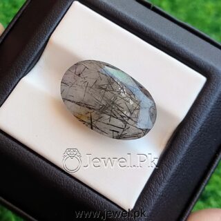 Natural Rutile Quartz - Moh e Najaf Stone - Black Hairs Stone