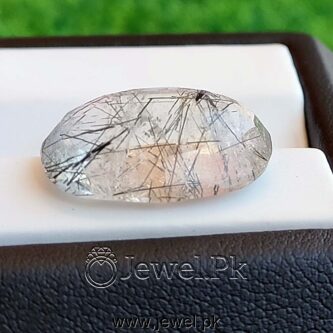 Natural Rutile Quartz - Moh e Najaf Stone - Black Hairs Stone