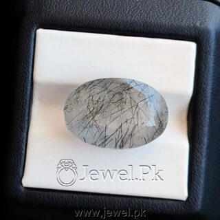 Natural Rutile Quartz - Moh e Najaf Stone - Black Hairs Stone
