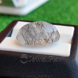 Natural Rutile Quartz - Moh e Najaf Stone - Black Hairs Stone