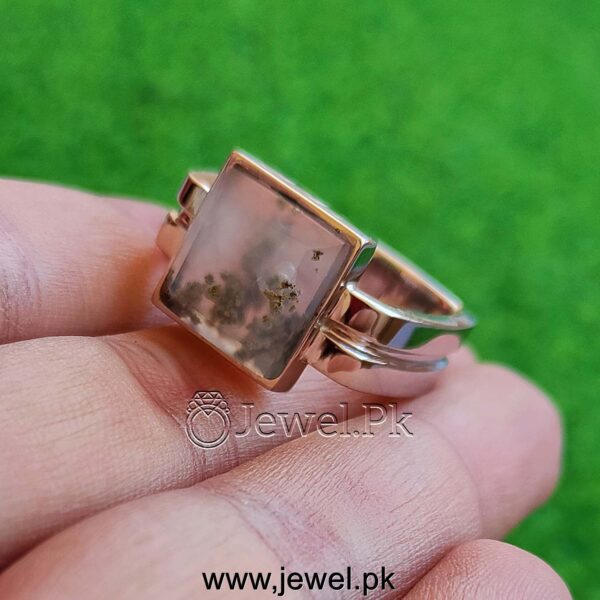 Moss Agate Ring Shajri Aqeeq Ring Dendritic Agate Ring 925 Silver 2