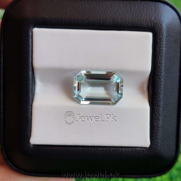 Natural Aquamarine Stone - Flawless aquamarine + eyeclean aquamarine + loop clean aquamarine + lab certified aquamarine stone + square aquamarine + radian or rectangle