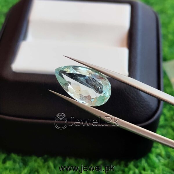 Natural Aquamarine Stone - Flawless aquamarine + eyeclean aquamarine + loop clean aquamarine + lab certified aquamarine stone + square aquamarine + radian or rectangle