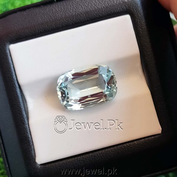 Natural Aquamarine Stone - Flawless aquamarine + eyeclean aquamarine + loop clean aquamarine + lab certified aquamarine stone + square aquamarine + radian or rectangle