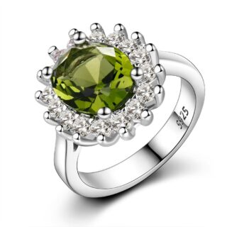 Natural Peridot Ring