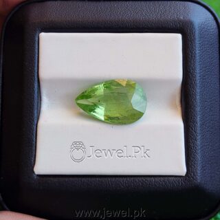 6.5 Ct Peridot Pear Shape Natural Gemstone - (Zabarjad) - Lab Certified