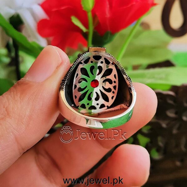 Red Zircon Ring Turkish Ring Beautiful