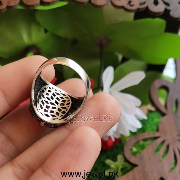 Red Zircon Turkish Ring Beautiful