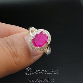 Natural Ruby , Yaqoot pathar ring