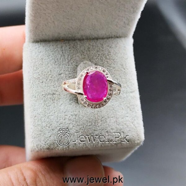 Natural Ruby , Yaqoot pathar ring