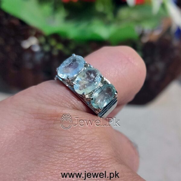 Natural Aquamarine Beryl Ring Buy Online In Pakistan.