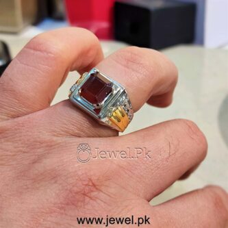 Natural Red Garnet Ring 925 Silver Rhodolite Garnet Stone 2